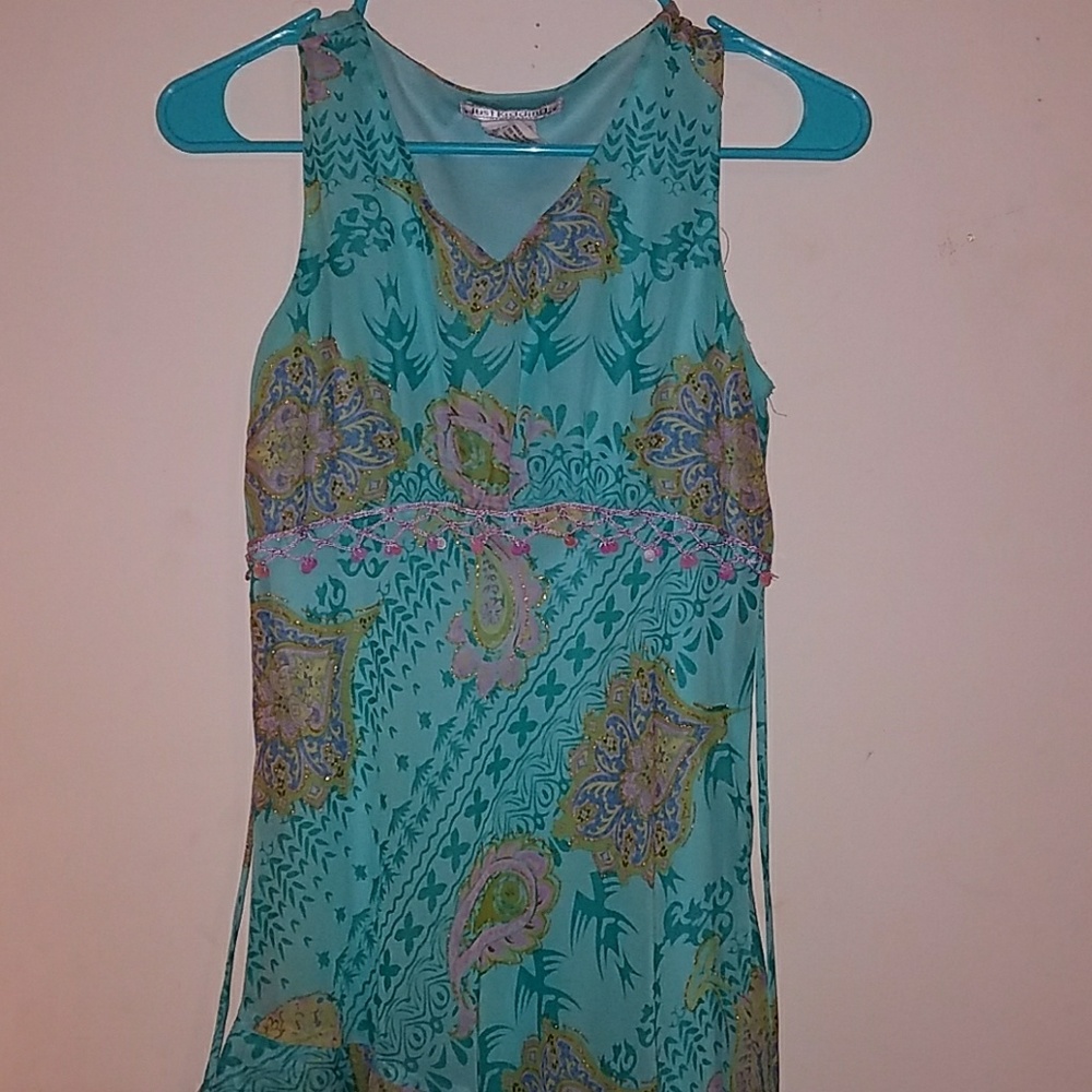 Blue dress